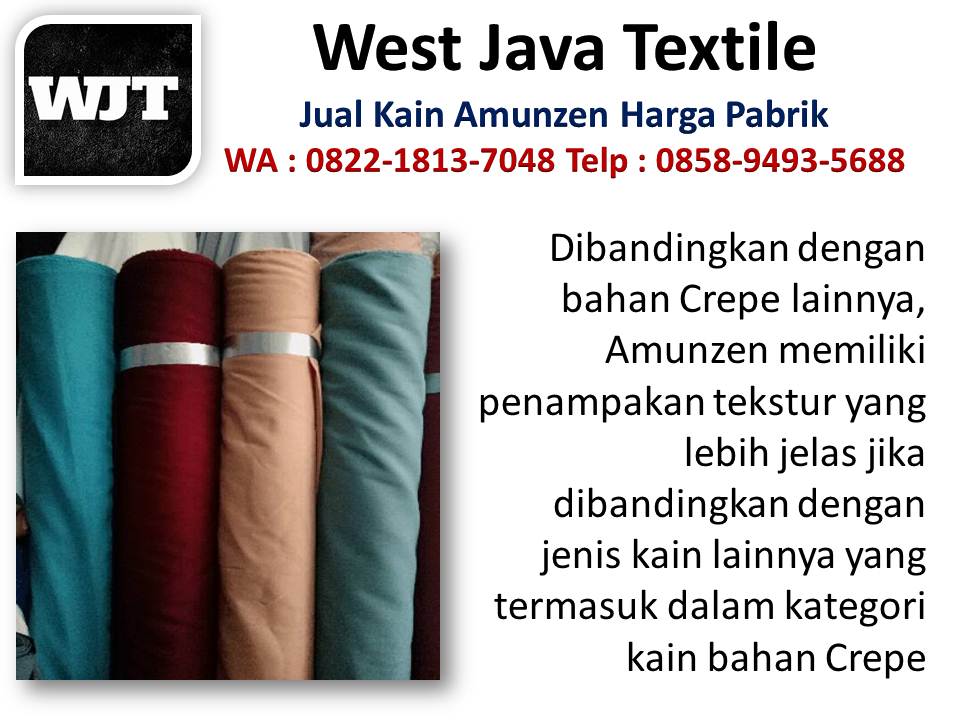Bahan amunzen warna coklat susu - West Java Textile | wa : 085894935688 Harga-kain-amunzen-1-rol